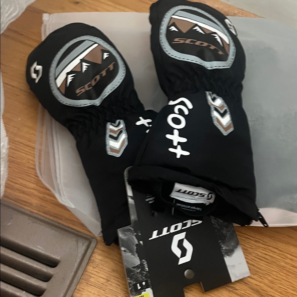 Scott Black and White Men's Gloves